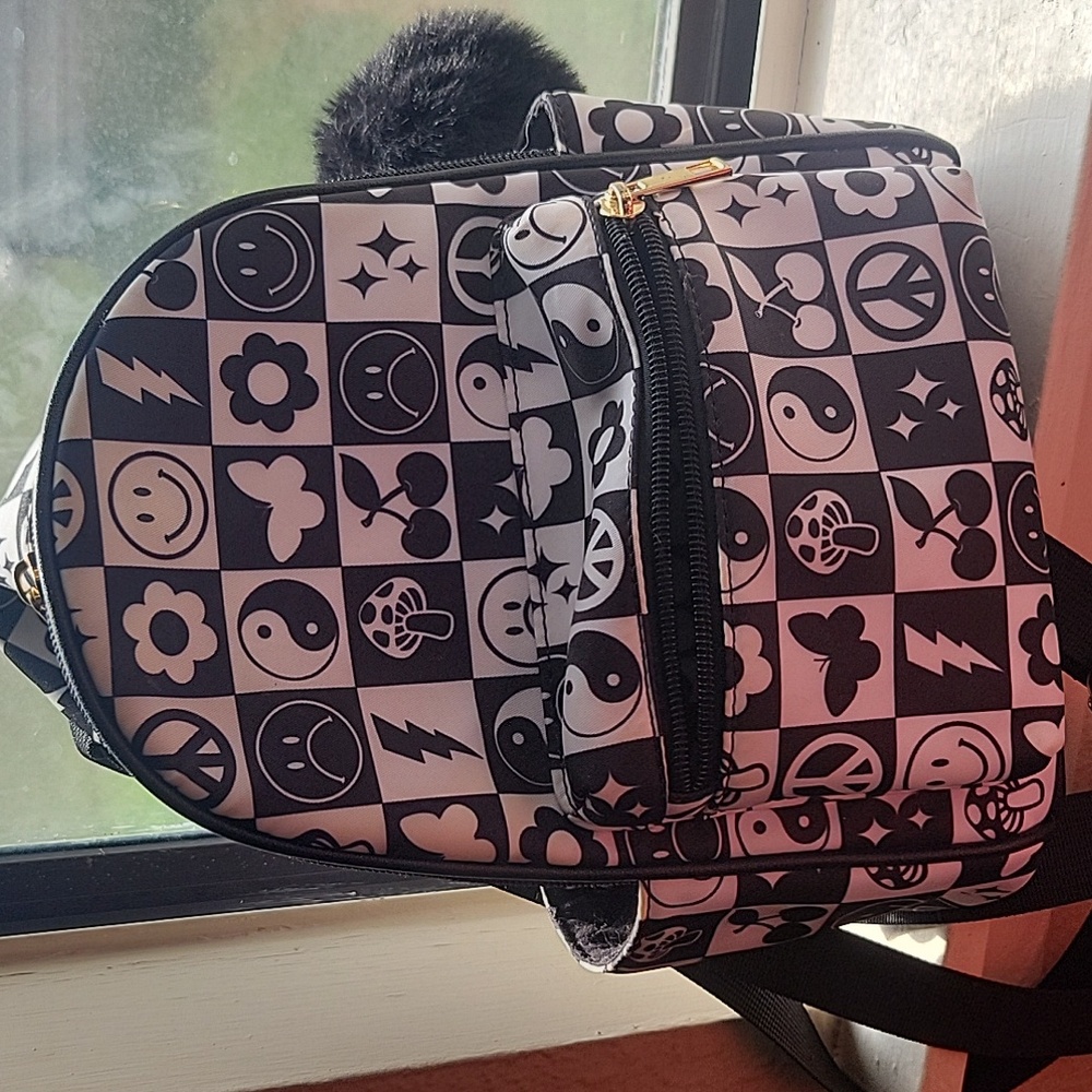 Smiley Peace Backpack For Travel